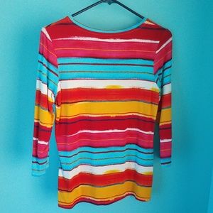 Striped very bright colored shirt